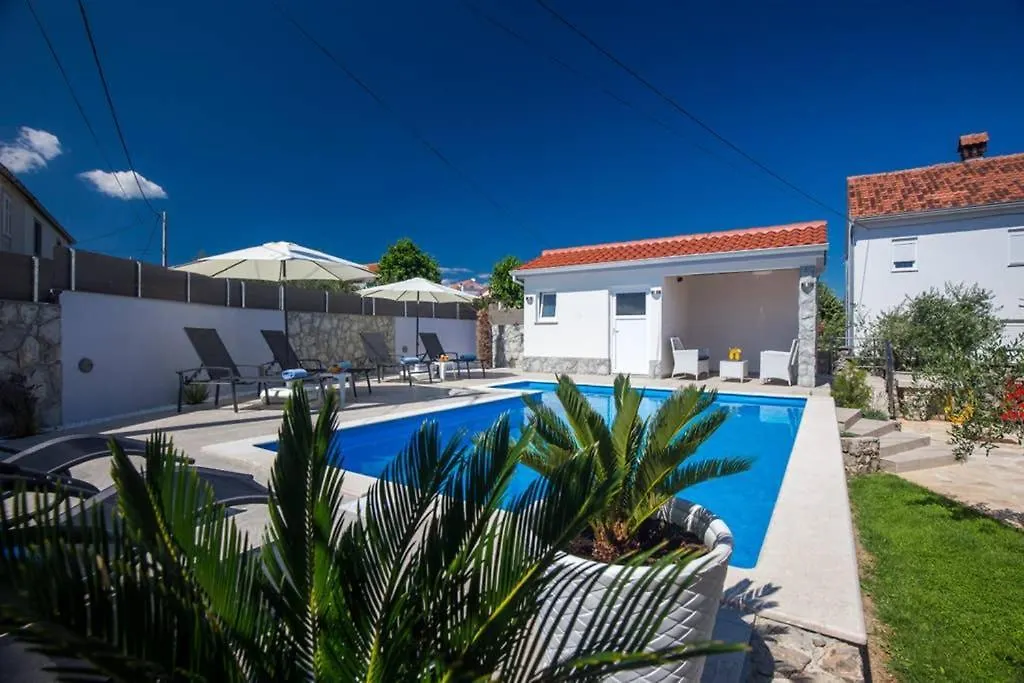 Adria-Holiday House With A Private Pool In Krk Kornic Villa